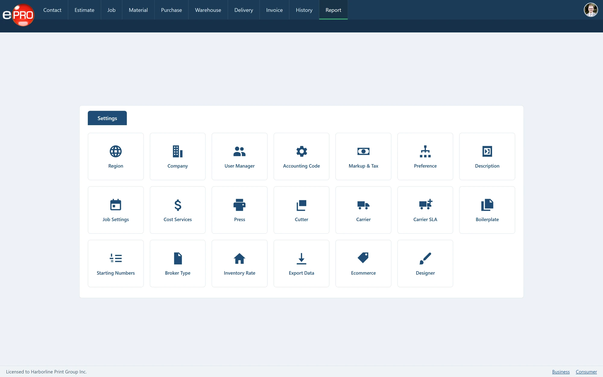 Configuración